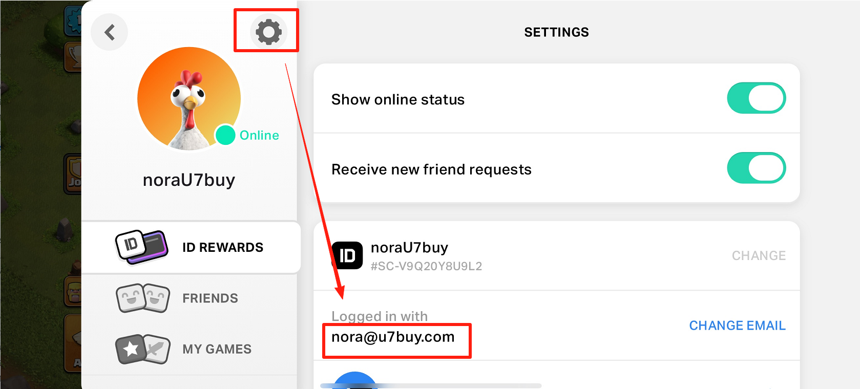 find your Supercell Login Account